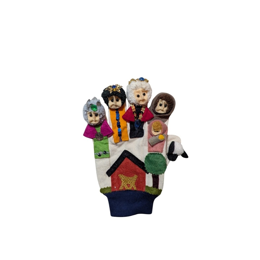 Handmade Felt Nativity Glove Puppet Christmas Storytelling Teaching Aid